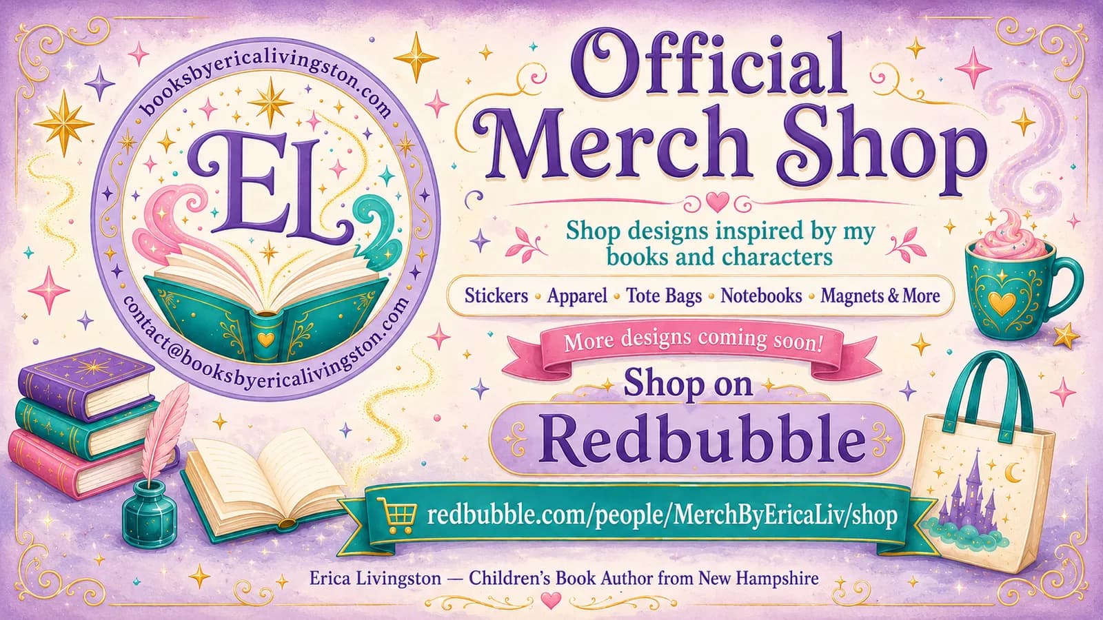 My Official Merch Shop Is Open!