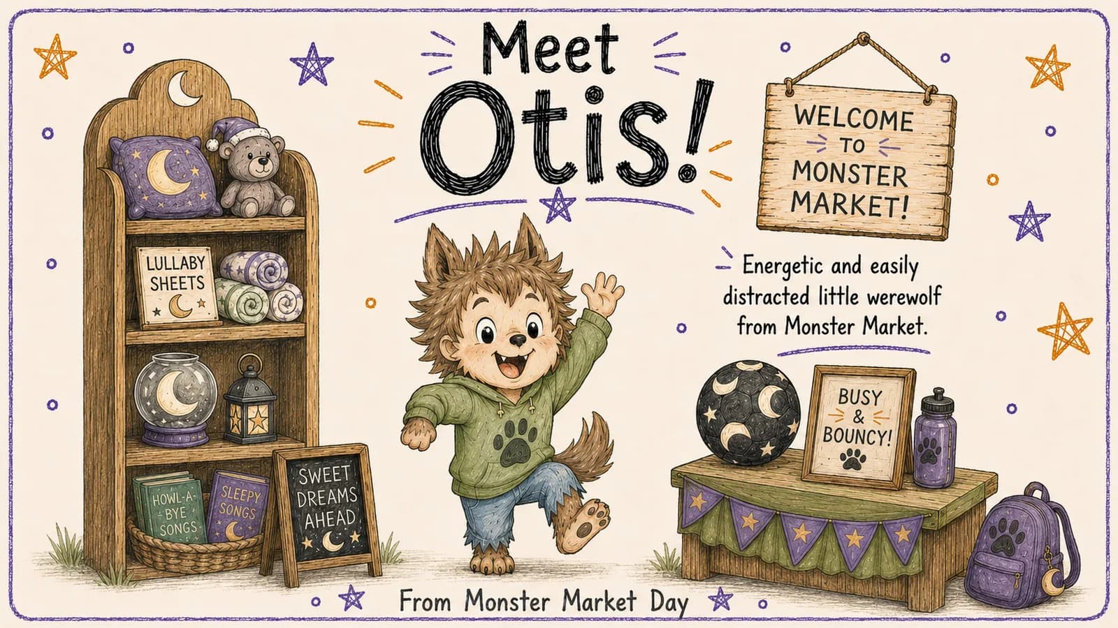 Meet Otis from Monster Market Day