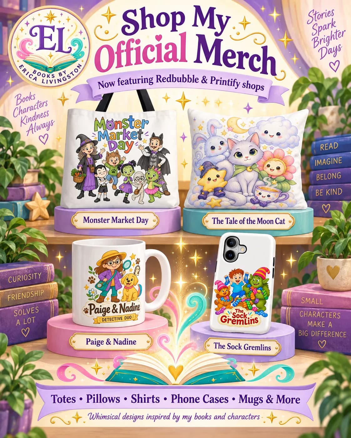 Merch By Erica Livingston